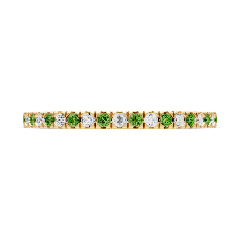 Thin Alternating Stone Stacking Band