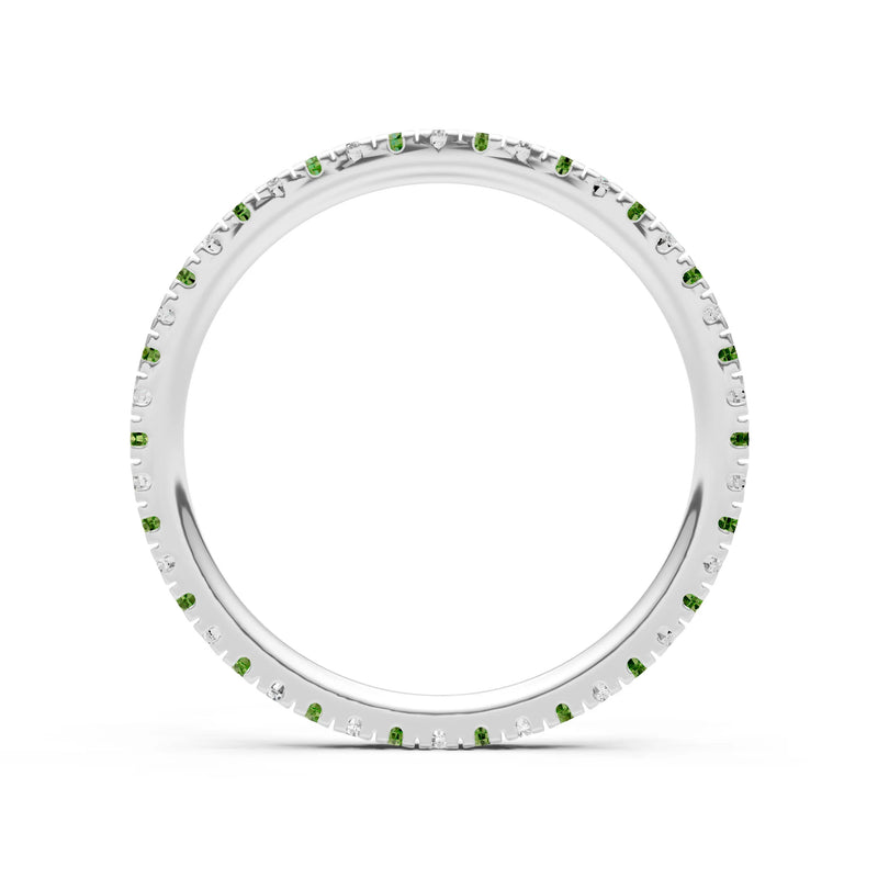 Thin Alternating Stone Stacking Band