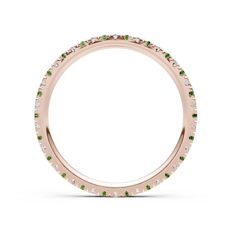 Thin Alternating Stone Stacking Band