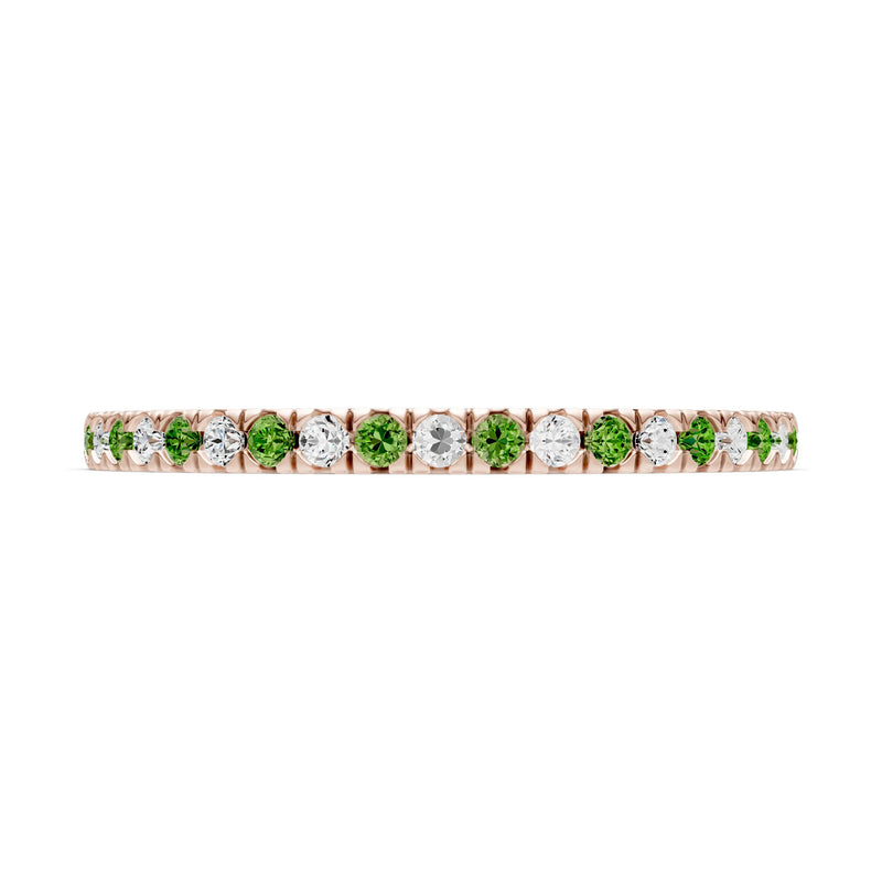 Thin Alternating Stone Stacking Band