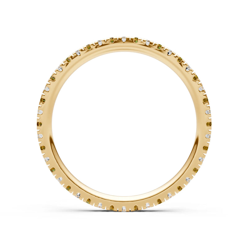 Thin Alternating Stone Stacking Band