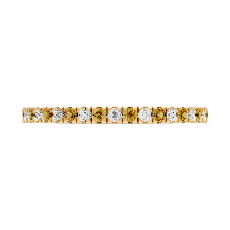 Thin Alternating Stone Stacking Band