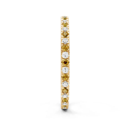 Thin Alternating Stone Stacking Band