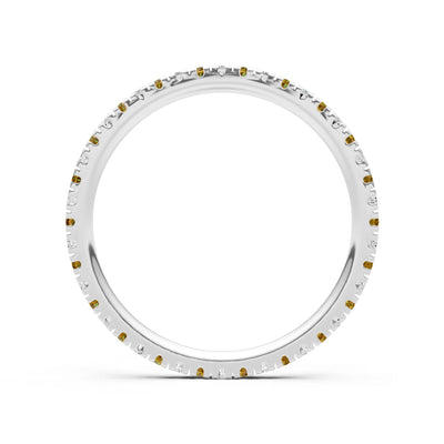 Thin Alternating Stone Stacking Band