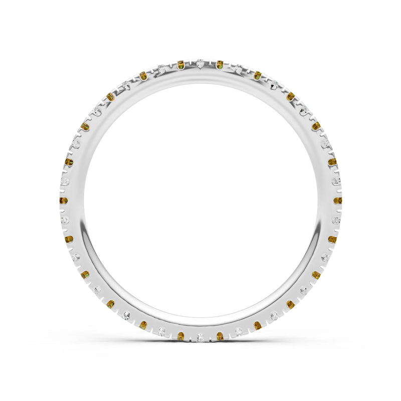 Thin Alternating Stone Stacking Band