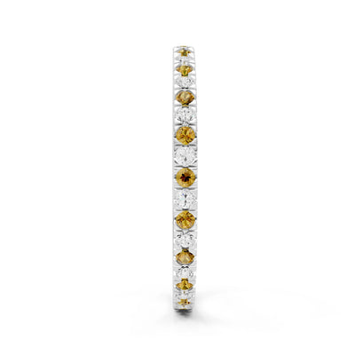Thin Alternating Stone Stacking Band