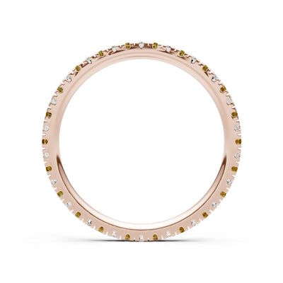 Thin Alternating Stone Stacking Band