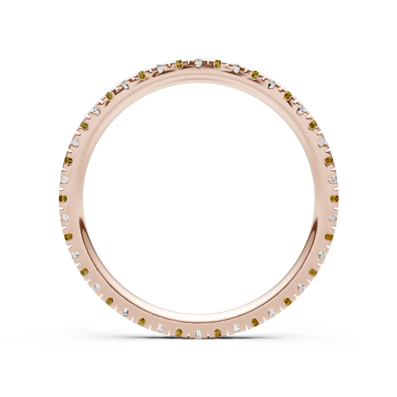 Thin Alternating Stone Stacking Band