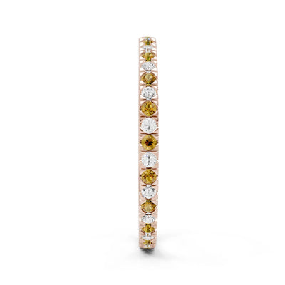 Thin Alternating Stone Stacking Band