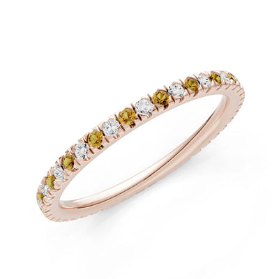 Thin Alternating Stone Stacking Band
