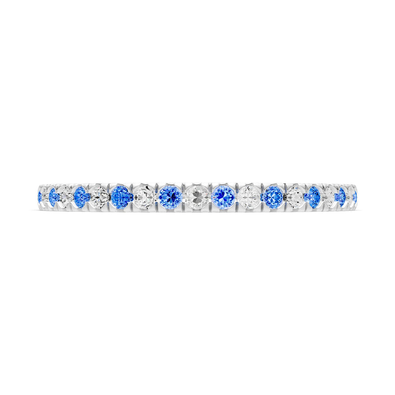 Thin Alternating Stone Stacking Band