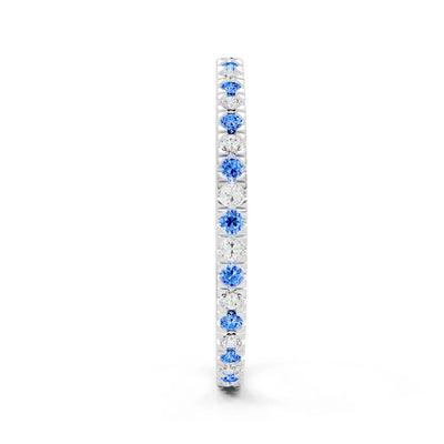 Thin Alternating Stone Stacking Band