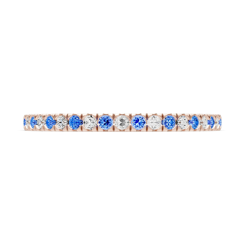 Thin Alternating Stone Stacking Band