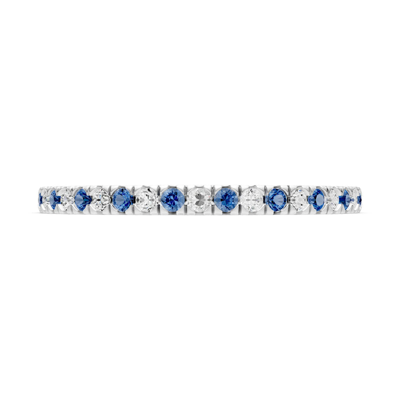 Thin Alternating Stone Stacking Band