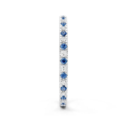 Thin Alternating Stone Stacking Band
