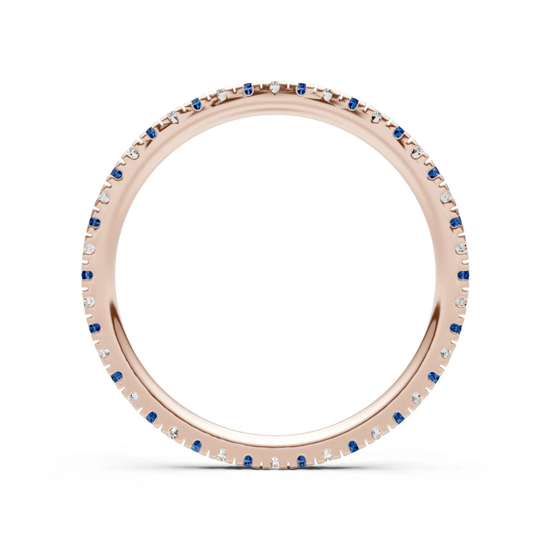 Thin Alternating Stone Stacking Band