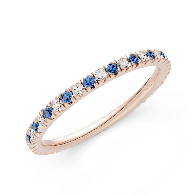 Thin Alternating Stone Stacking Band