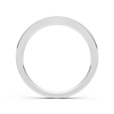 Flush Set Inlaid Mini Signet Gold Ring