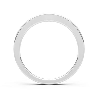 Flush Set Inlaid Mini Signet Gold Ring
