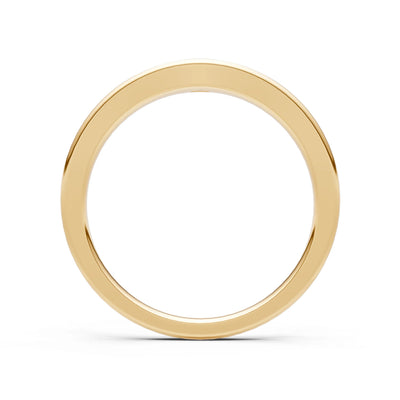 Citrine Flush-Set Marquise Gemstone Mini Signet Ring