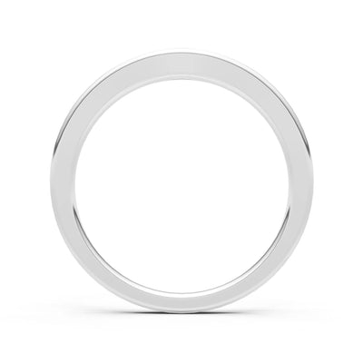 Flush Set Inlaid Mini Signet Gold Ring