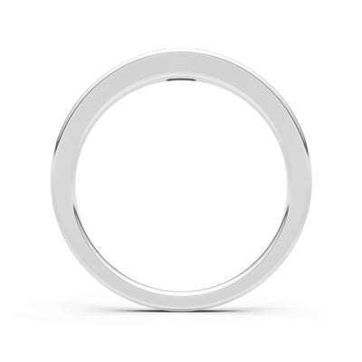 Alexandrite Flush-Set Emerald Cut Gemstone Mini Signet Ring