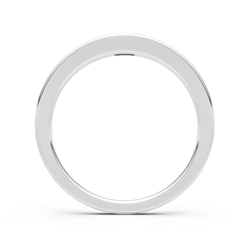 Alexandrite Flush-Set Emerald Cut Gemstone Mini Signet Ring