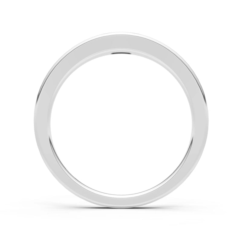 Emerald Flush-Set Emerald Cut Gemstone Mini Signet Ring