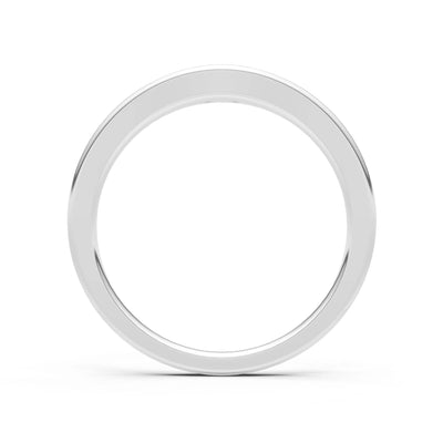 Flush-Set Oval Gemstone Mini Signet Ring