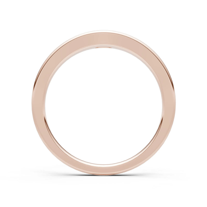 Flush-Set Oval Gemstone Mini Signet Ring