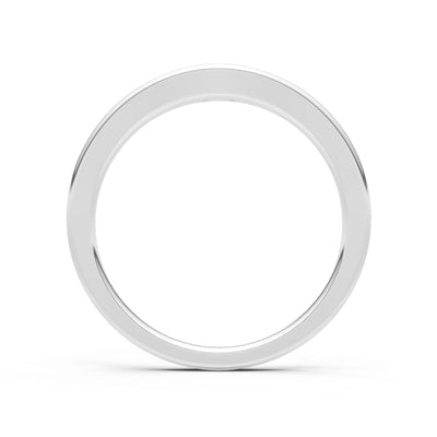 Alexandrite Flush-Set Oval Gemstone Mini Signet Ring