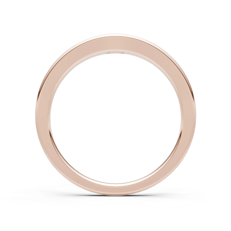 Flush-Set Oval Gemstone Mini Signet Ring