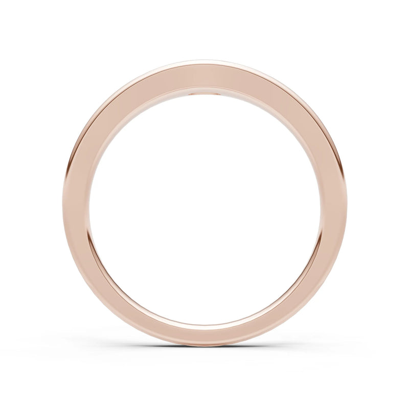 Flush-Set Oval Gemstone Mini Signet Ring