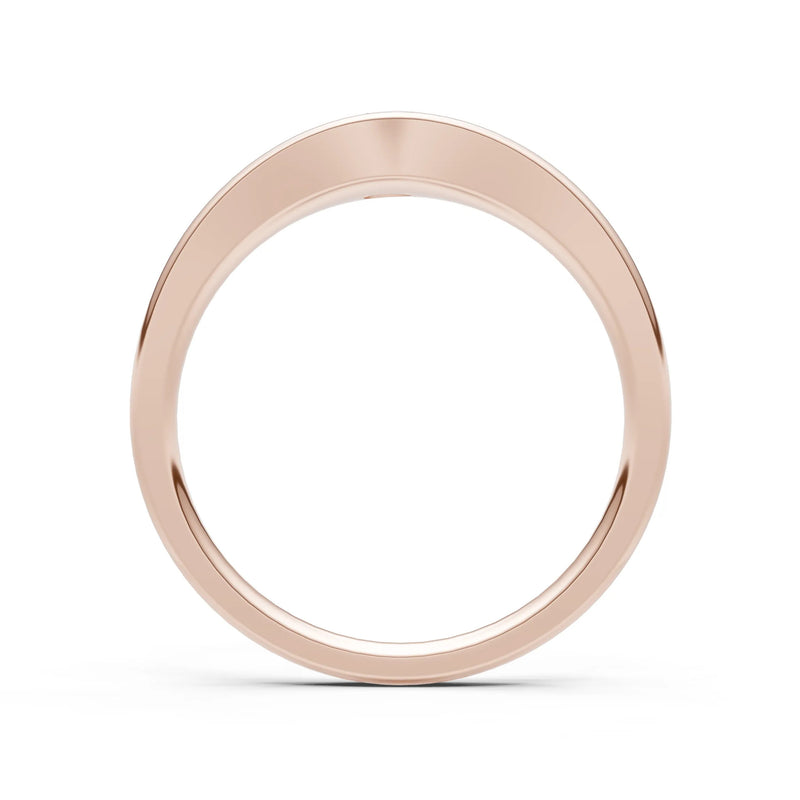Pear Gemstone Inlaid Mini Signet Ring