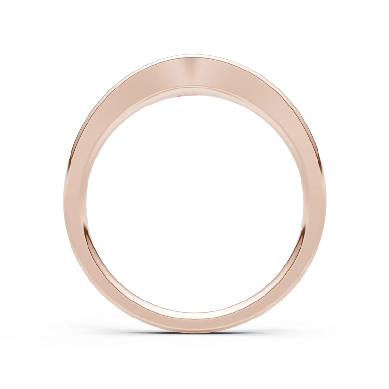 Pear Gemstone Inlaid Mini Signet Ring
