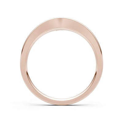 Pear Gemstone Inlaid Mini Signet Ring