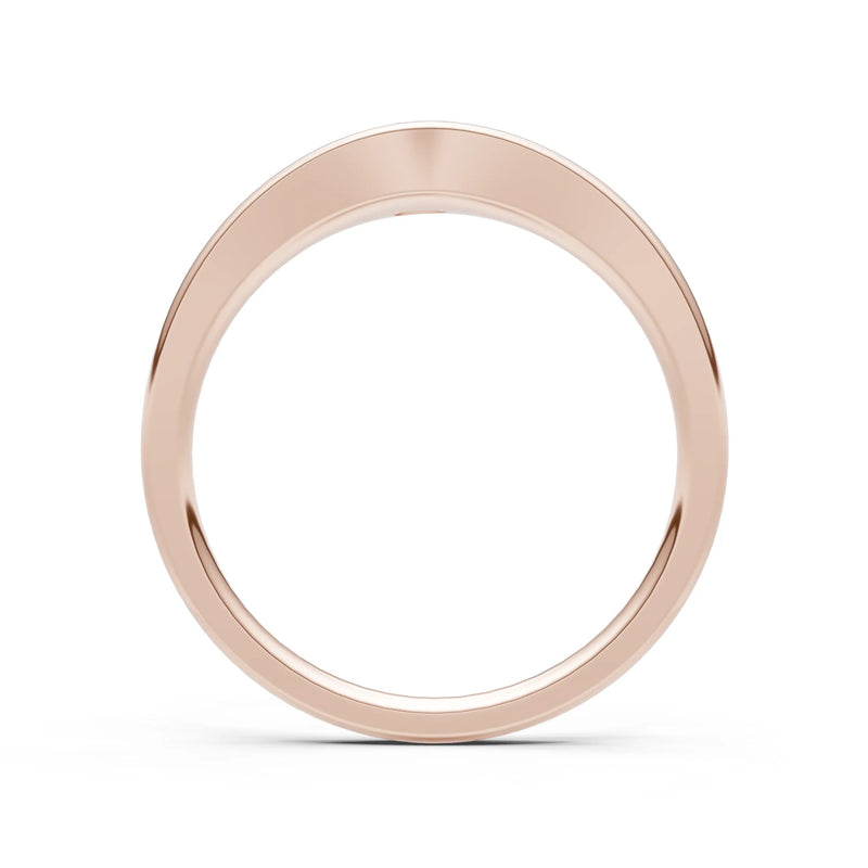 Pear Gemstone Inlaid Mini Signet Ring