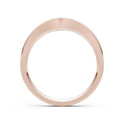 Peridot Flush-Set Pear Gemstone Mini Signet Ring