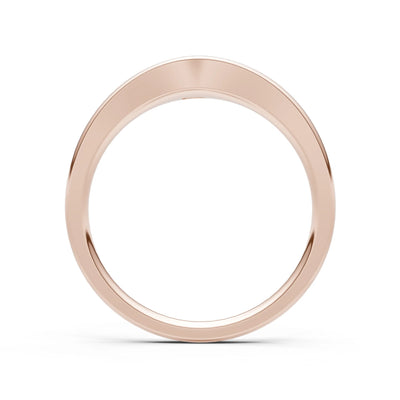 Emerald Flush-Set Pear Gemstone Mini Signet Ring