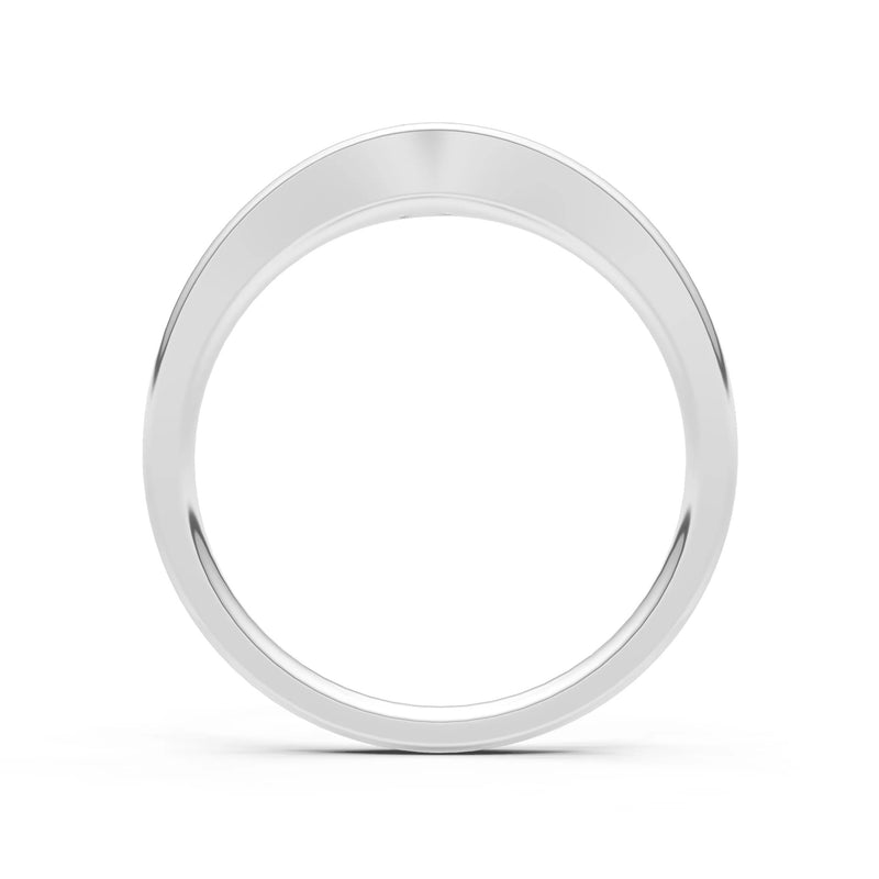 Pear Gemstone Inlaid Mini Signet Ring