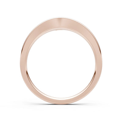 Alexandrite Flush-Set Pear Gemstone Mini Signet Ring