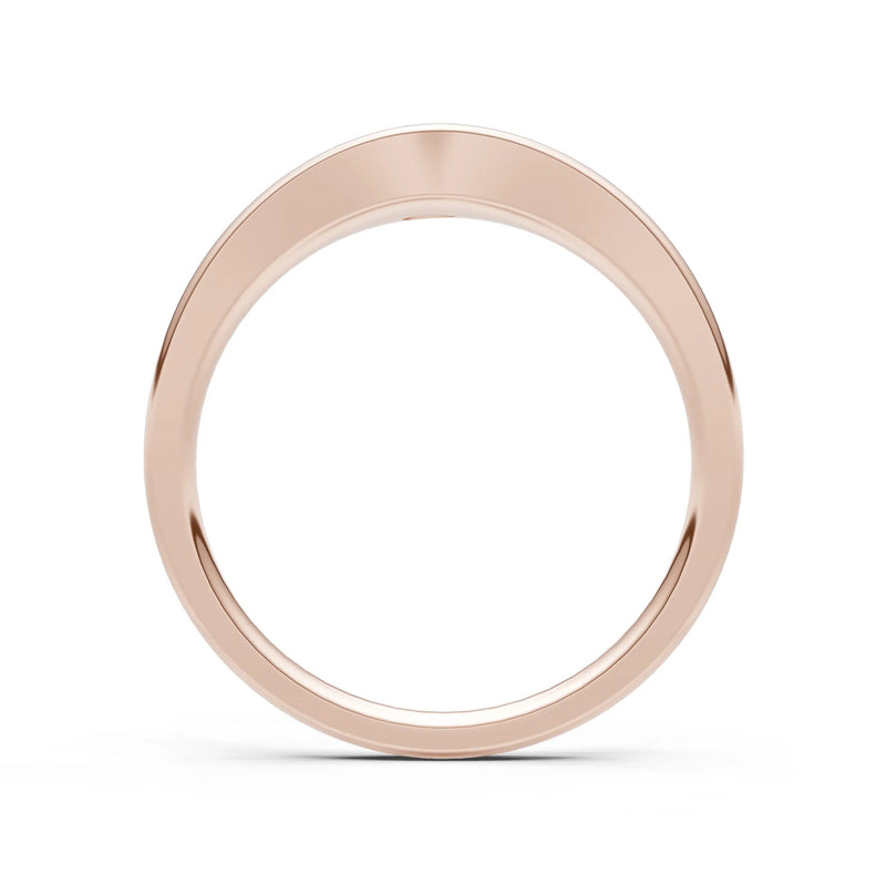 Alexandrite Flush-Set Pear Gemstone Mini Signet Ring