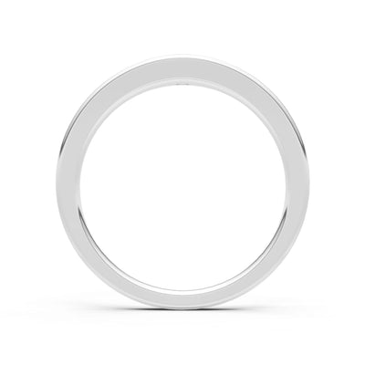 Round Gemstone Inlaid Mini Signet Ring