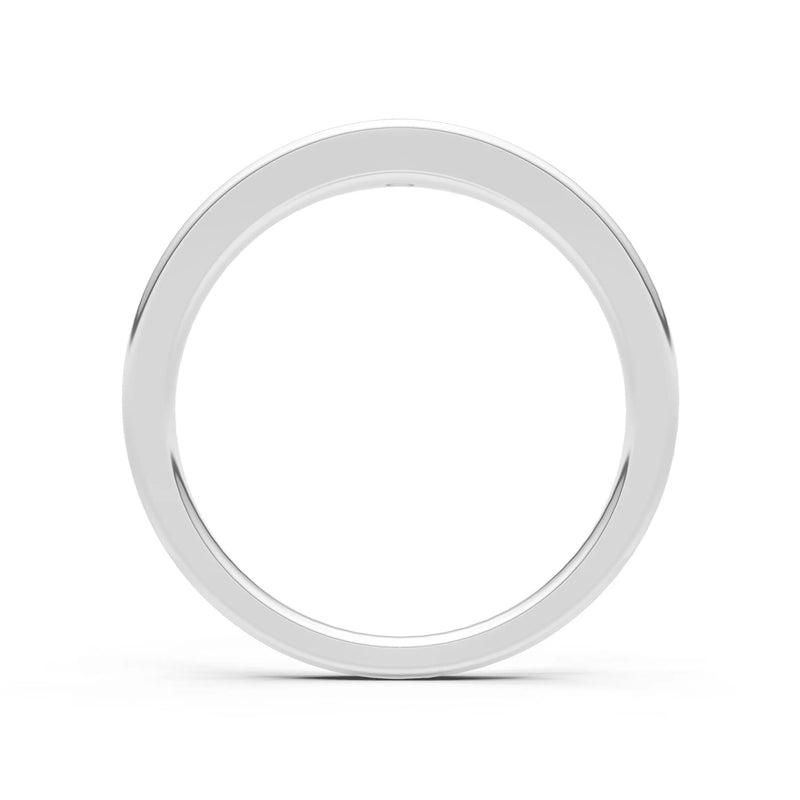 Round Gemstone Inlaid Mini Signet Ring