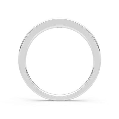 Round Gemstone Inlaid Mini Signet Ring