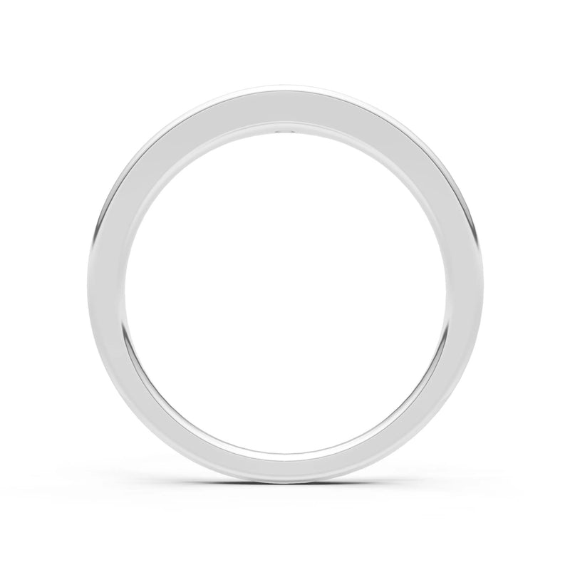 Round Gemstone Inlaid Mini Signet Ring