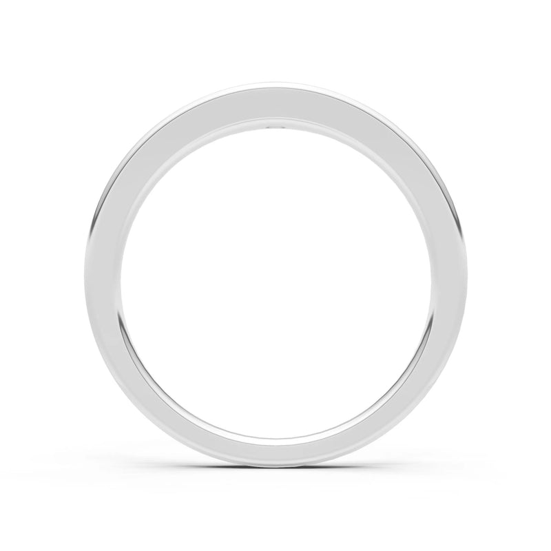 Round Gemstone Inlaid Mini Signet Ring