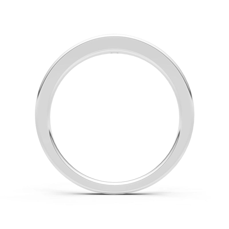 Round Gemstone Inlaid Mini Signet Ring