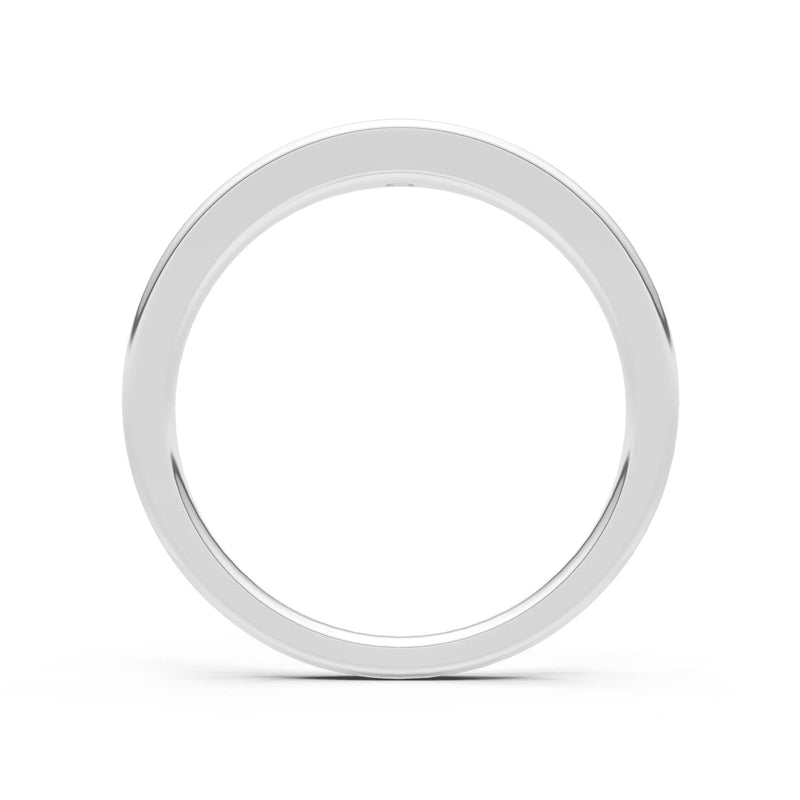 Round Gemstone Inlaid Mini Signet Ring