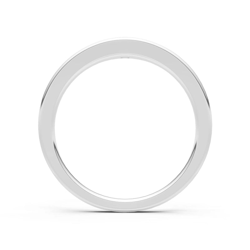 Round Gemstone Inlaid Mini Signet Ring